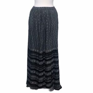 Flint and Moss Printed Maxi Skirt Size Small